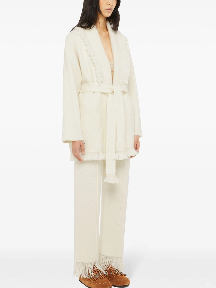 Affordable cardigan fringed-edge Women cashmere-blend Alanui 0627